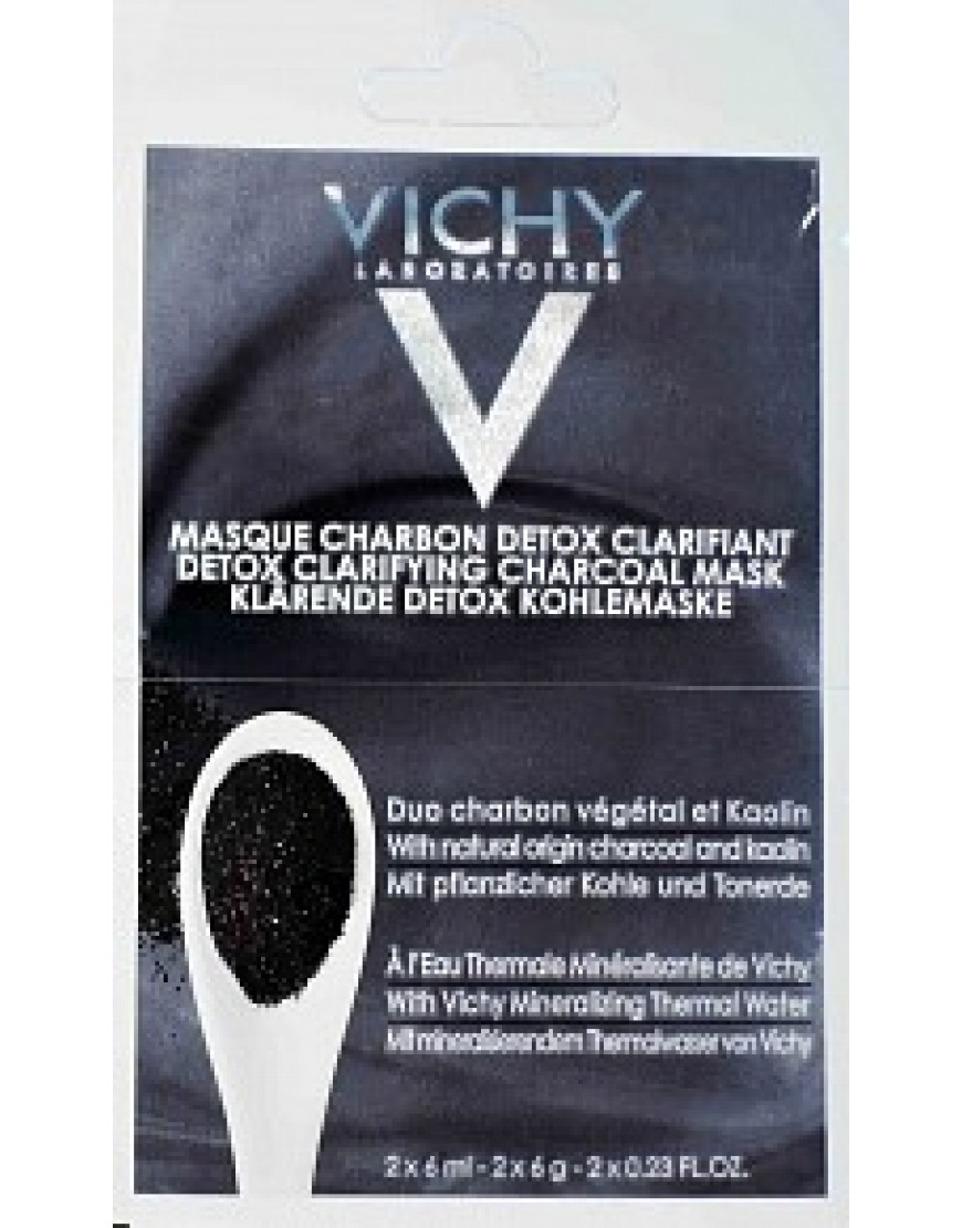 Vichy Maschera Carbone Purificante Detox 2x6ml